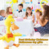 HCdoujoy 13" Eggshell Talking Dancing Duck, Repeating What You Say Mimicking Recording Plush Baby Toy Musical Songs