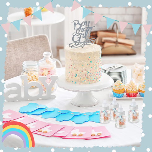 72 3.5 Inch Tessco for you Pcs Baby Bottles for Baby Shower Mini Plastic Bottle Party Favor Clear Candy Box for Guests