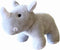 Baby Rhino Stuffed Animal Plushies for Boys & Girls, Super Soft Cute Safari Stuffed Animals for Kids' Bedroom, 8-In
