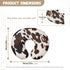 Mintulipy Brown Cowhide Baby Nursing Pillow Cover, Breastfeeding Pillow Cover Brown Cowhide Nursing Pillow Case