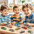 28 Siwarm pcs Pull Back Cars Toys for Kids, Party Favors Treasure Box for Classroom Prizes Mini Vehicles Race Cars Toys