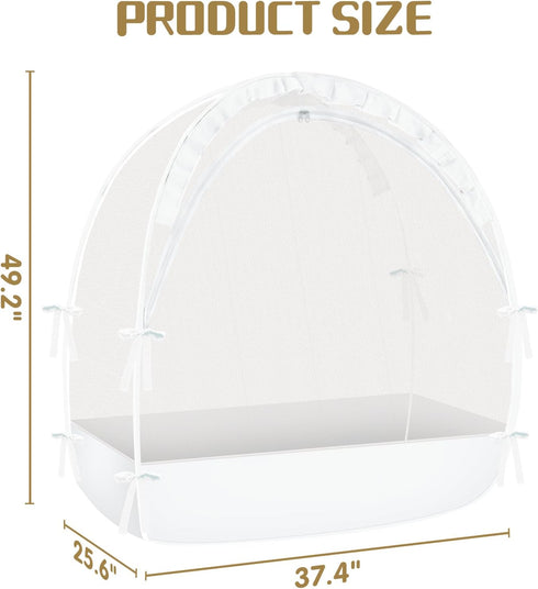 Generic Crib Tent to Keep Baby from Climbing Out - Crib Net to Keep Baby in - Mesh Crib Climbing Prevention, Pop Up