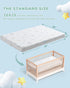Pack 38x26'' Pack and Play Mattress Breathable Soft Plush Memory Foam for Baby Toddler Travel Includes Removable
