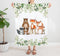 Popfavors Woodland Baby Blanket, Greenery Forest Crib Bedding, Newborn Swaddle, Monthly Milestone for Boy Girl,