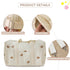 SONARIN Mummy Large Capacity Embroidery Diaper Bag Tote,Lightweight Travel Duffel Bag Messenger Bag Nappy Changing Bag