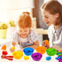 Counting Toys Matching Game for Kids - Preschool Learning Activities with Sorting Bowls for Ages 3-5 Animals