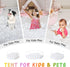 Kids Ball Pit Large Pop Up Play Tent for Toddlers, Indoor Outdoor Baby Playpen with Carry Tote, Balls Not Included
