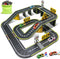Magnetic Road Set with Traffic Sign Toys, STEM Magnetic Building Blocks, Creative