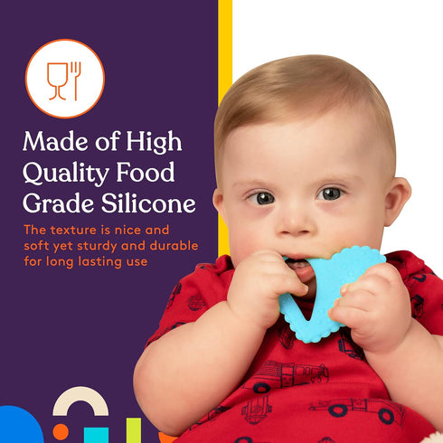 Special Supplies Teether Heart Spoon, Oral Motor Therapy Tools for Babies and Toddlers, BPA Free Silicone, Dual Use