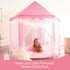 Princess Tent for Kids - 55" X 53" with LED Star Lights, Toddler Playhouse, Princess Castle Toys