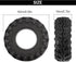 INJORA 1.0" Tires - S5 Mud Paw Crawler Tires for 1/24 RC Crawler Axial SCX24 FMS FCX24 Enduro24