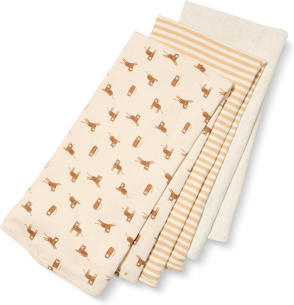 Amazon Essentials Unisex Babies' Swaddle Blankets for Boys and Girls, Pack of