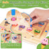 2 1 Counting 2 3 4 5 in Magnetic Color and Number Maze, ABC Alphabet Puzzles Board Magnet Ice Cream Toys, Montessori