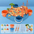Magnetic Fishing Game Set - Fun Fishing Toy Board Games for Kids and Toddlers Age 3-8, 21 Fish and 6 Poles