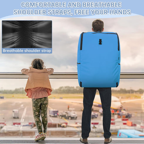 Padded Car Seat Travel Bag Compatible with Doona, Infant Car Seat Travel Bag, Foldable Car Seat Stroller Gate Check Bag