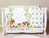 Farm Animals Milestone Blanket, Baby Growth Chart Monthly Blanket, Watch Me Grow for New Moms, 50"x40"