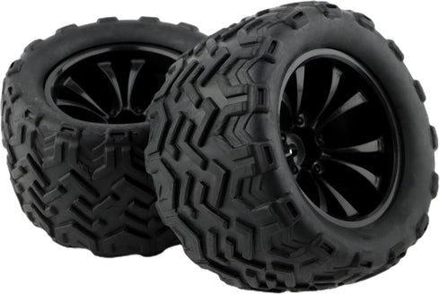 9500E RC Car Tires Wheels PX9500-36 Accessories Spare Parts for 9500E 1:16 RC Monster Trucks Vehicle