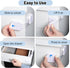 Hoenart 10-Pack Adhesive Baby proofing Strap Locks, Child Proof Cabinet Latches for Drawers, Microwave, Oven, Trash