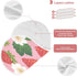 Zhirexin 4Pack JUZIHAI Strawberry Baby Burp Cloths Soft Cotton Burp Rags,Super Absorbent Burp Cloth Bag for Newborn
