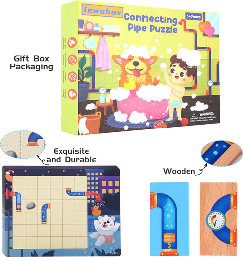 Cards30 Kids(2 Logical Puzzle,Sequence Matching Game,with Scenes,STEM Educational Toys for Kids,Stocking Stuffers