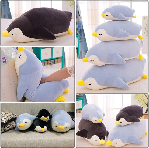 DENTRUN Penguin Stuffed Animals Bulk - Cute Plush Doll Play Toys for Kids, Boys, Girls, Adults -