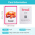 Lilias 4.3 3.14 Inch, 35 Set Food Flash Cards, Toddler Learning Toys, Preschool Learning Toys, Homeschool Supplies