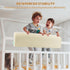 FoamJoy 35.5"x5.5"x7.8" Bed Rail Bed Bumpers for Toddlers - Safety Guards for Cribs & Bunk Beds, High-Density Foam