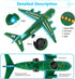 3 4 5 6 7 8 ele ELEOPTION Transport Airplane Toy Aeroplane Infrared Remote Control Plane Toys with Lights and Music