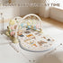 YOULEBITOYS 5 Tummy 0-12 Baby Play Gym Mat - Funny Play Piano Activity Playmat with Infant Learning Detachable Toys