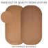 Beautiful Baby Diaper Changing Mat Made of Vegan Leather - Soft and Easy to Wipe Changing Pad for Travel or at Home Use