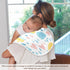 YETTASBIN Cartoon Rainbow Muslin Baby Burp Cloth, Super Soft Absorbent Cotton Burp Rag Baby Bibs Feeding Cloth