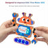 YECHISY Playset, Wooden Snap-Together Building Toys: STEM Building Blocks, Robot Take Apart Fine Motor Skill Montessori