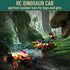 Dinosaur Monster Truck Toys - Remote Control Dinosaur Car, 2.4Ghz RC Truck for Toddlers, Light & Music, Green