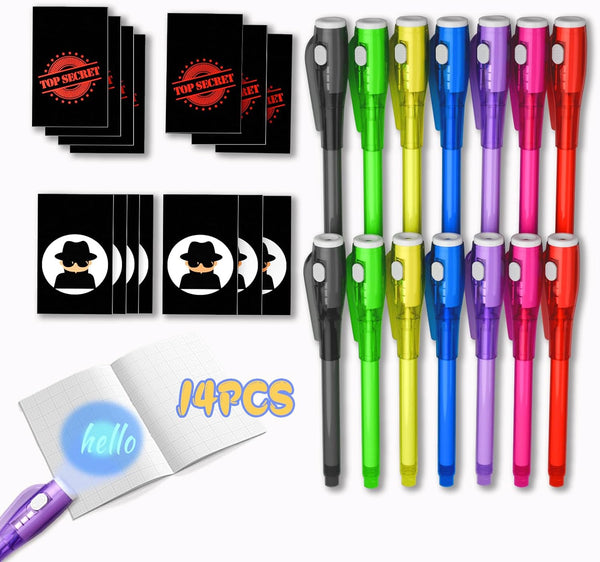 Invisible Ink Pen Spy Game for Kids, Party Favors Toys for Girls Boys, Magic Markers for Fun Outdoor Toys