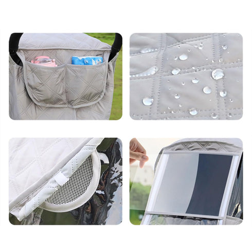XAGMODSHN Winter Baby Pushchair Covers Windproof Protections Covers Weather Covers Baby Pram Pram Rain Covers