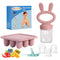 WAJIAYON Baby Breastmilk Popsicle Molds & Baby Fruit Feeder (2 Pack), Baby