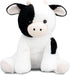 Calf Cow Stuffed Animals Plush Toys for Kids, Black and White Holstein Friesian Cow, 14 inches Birthday Gift