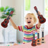 15 10 Inch Pcs Kids Toy Guitar Mini Classical Ukulele Guitar Toy Beginner Rhyme Developmental Musical Instrument