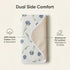 19.7"x25.6" 100% Baby Diaper Changing Pad, Waterproof Changing Pad Liners with Muslin Cotton Front Top and Leather