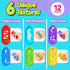 12 Sensory Marble Fidget for Kids Adults- Park Gel Filled Quiet Fidget for Student Classroom Prize, Texture Autism