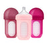 Boon Nursh Bottles - Silicone Baby Bottles Help Ease Colic Symptoms -