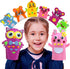 Creatoy Animal Hand Puppet Crafts Kit for Kids 8pcs Sewing Kits for Girls