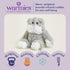 warmies Junior Microwavable & Weighted Stuffed Animals, Cat - Heated Stuffed Animal Plushie for Warmth & Comfort - Cute
