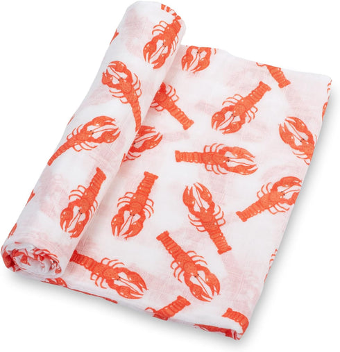 LollyBanks Muslin Swaddle Blankets for Boys and Girls, 100% Cotton Baby Blanket,