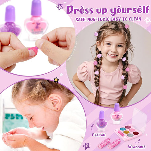 Set, 3 4 5 6 7 8+ Toylink Doll Head for Hair Styling Kids Makeup Blonde Bride Beauty Stylist Pretend Play Toy