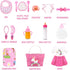 BNUZEIYI Baby Doll Accessories - Feeding & Caring Set with Diaper Bag & Bottles for Girls, Fits 14-16 Inch & 18 Inch