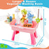 Cosminy 2026 3+, 4-8 Upgraded Water Table for Toddlers Water Table for Kids Ages with Pump, Play Sink with Running
