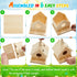 Liliful Wooden DIY Birdhouse Kit for Adults, Unfinished Wooden Bird Houses with Paints for Craft Activity