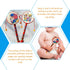 Toddmomy Baby Tots Wooden Monkey Drums Rattle, Musical Toys for Infants
