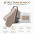 MOZAH Baby Car Seat Cover - Warm Taupe, 100% Organic Muslin, Soft, Breathable and Lightweight Baby Essentials